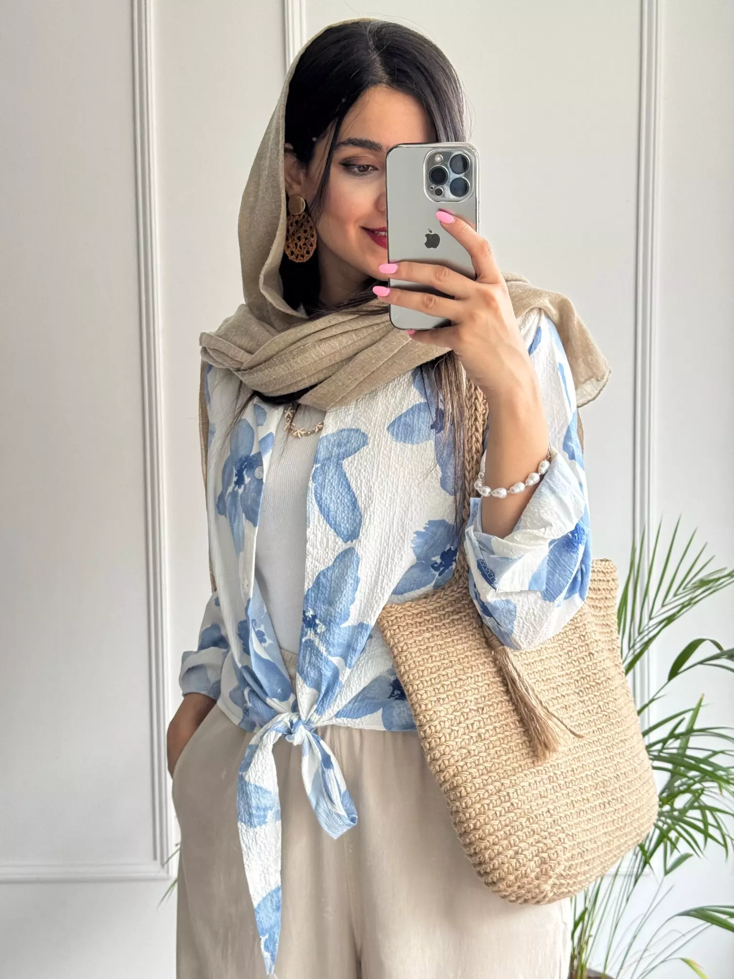 شومیز گره ای کاتلین ( دارای ایراد جزئی)